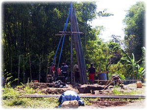 pengeboran deep well dimulai