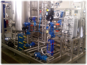 progress pembuatan water purifying unit