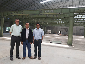 A visit from Klaus Schuster, the German machinary expert