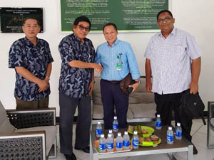 Visit from BNI Executives as MJB's new partner who would support all MJB upcoming projects 