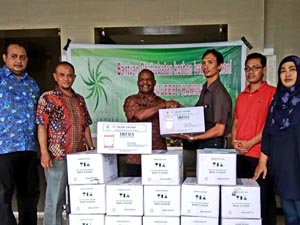 MJB's participation in the Jayapura flood disaster relief program